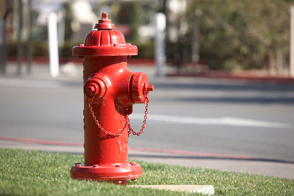 Installation of fire hydrants and water pipes